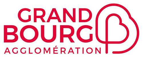 Logo Grand Bourg Agglomération rouge 2021